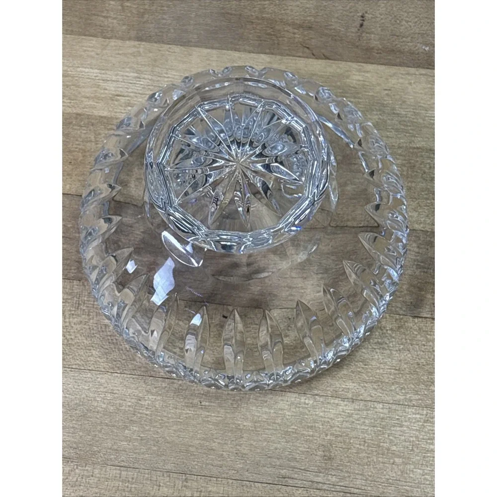 Vintage Marquis by Waterford Crystal Footed Bowl Made in Poland Original Sticker